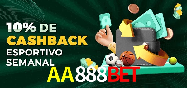 10% de bônus de cashback na AA888Bet