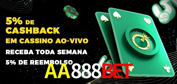 Promoções do cassino ao Vivo AA888Bet